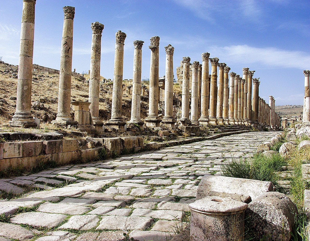 Image - jerash jordan ruins ancient