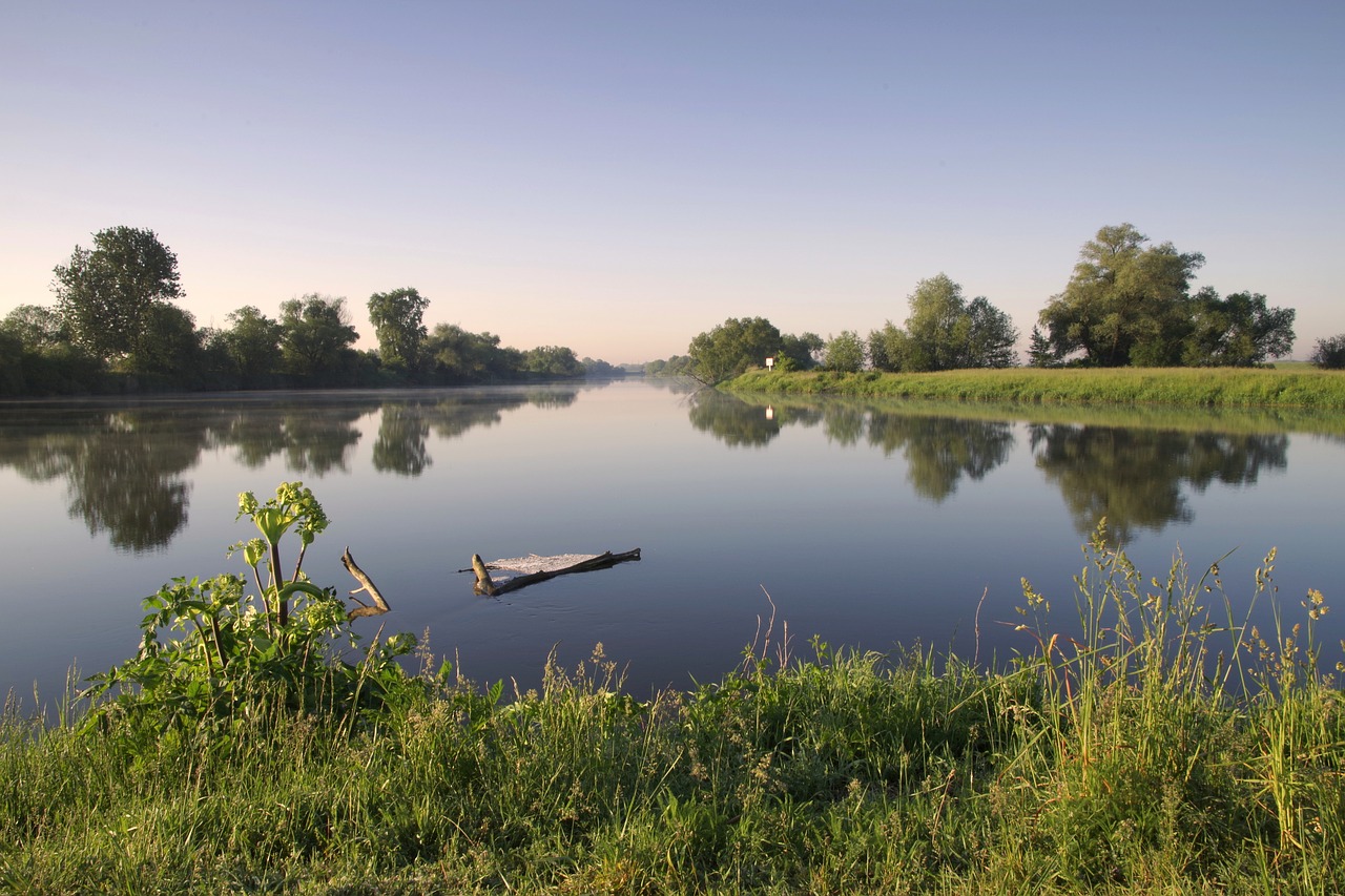 Image - river water calm quiet pool blue