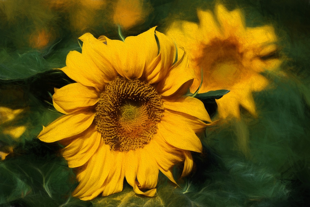 Image - summer sunflower bloom large