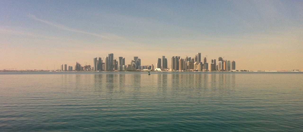 Image - doha qatar city landscape