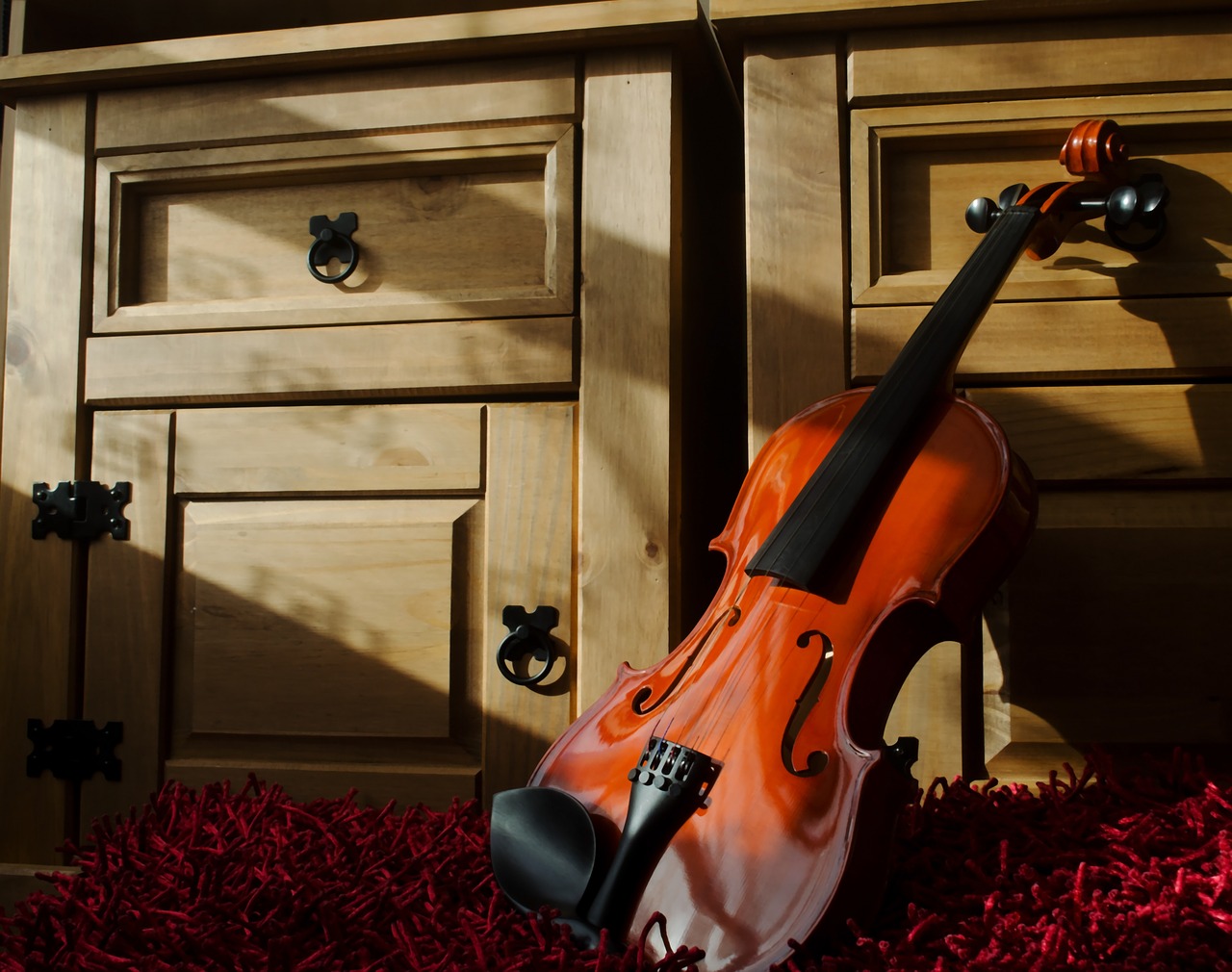 Image - violin music art shadows strings