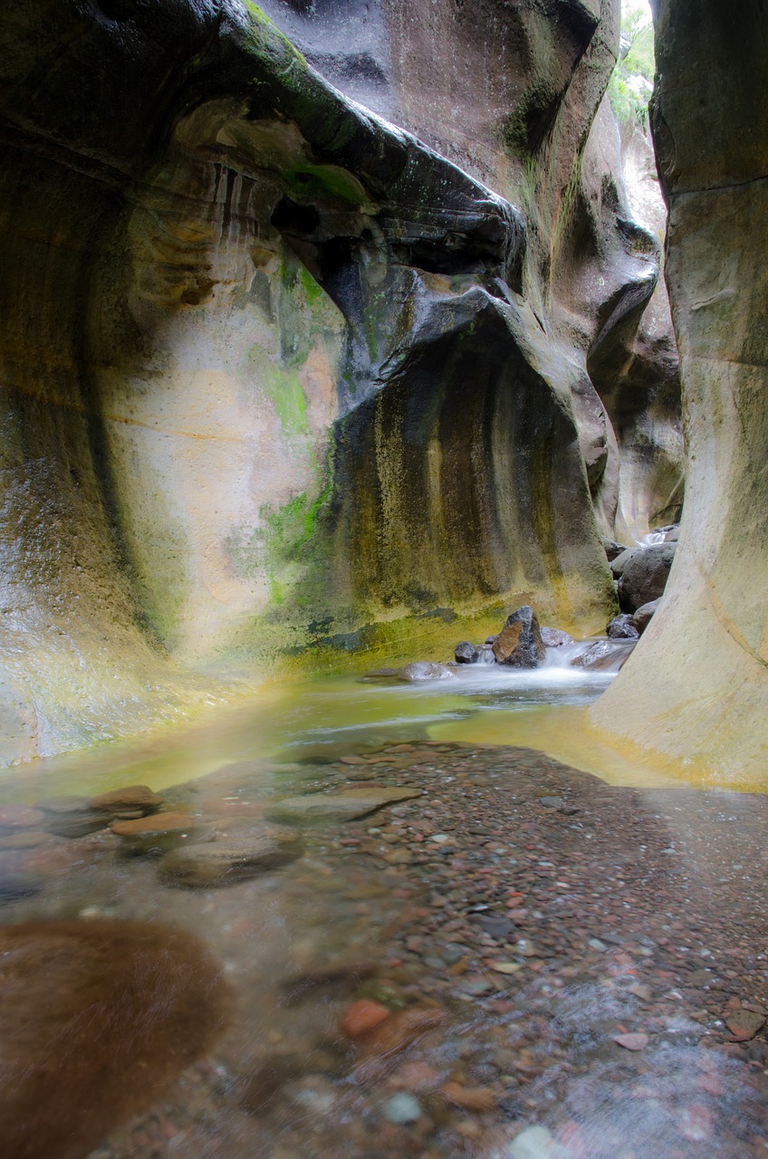 Image - water rock cave south africa