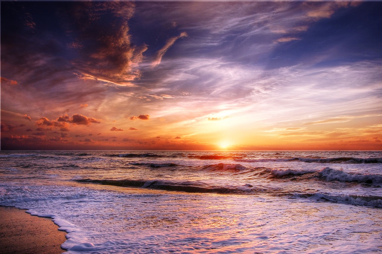 Image - sun denmark summer sunset sea
