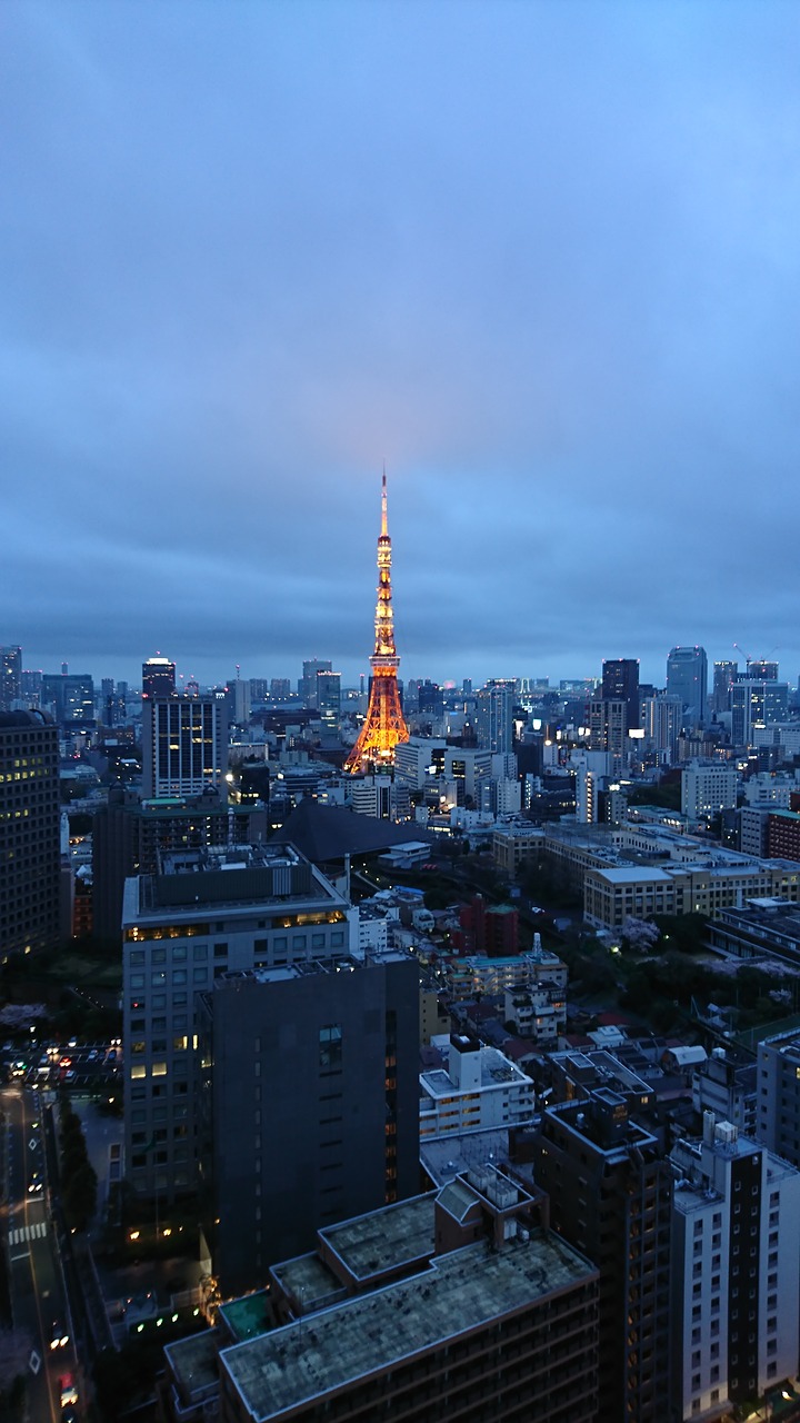 Image - tokyo tower night view city