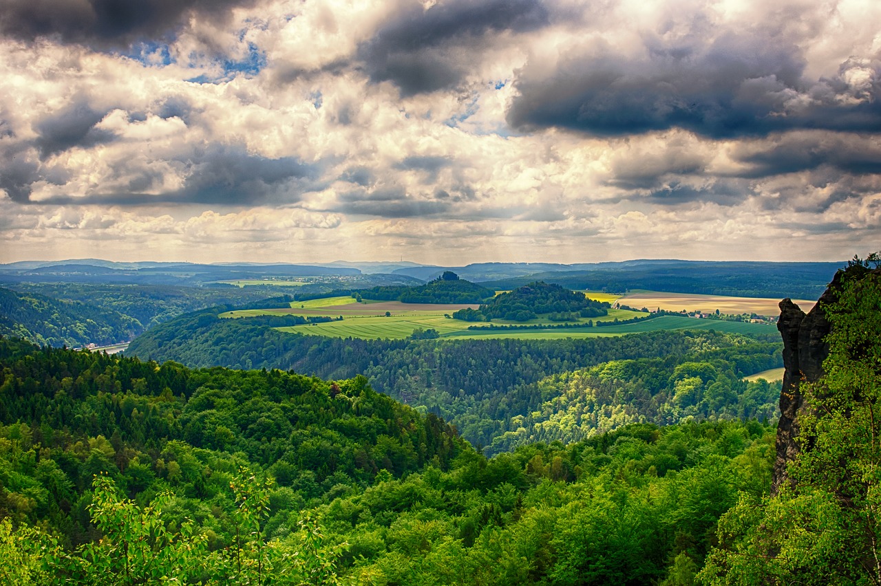 Image - landscape nature view sky clouds