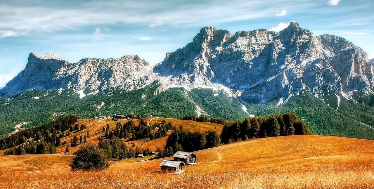 Image - dolomites pralongia alm mountains