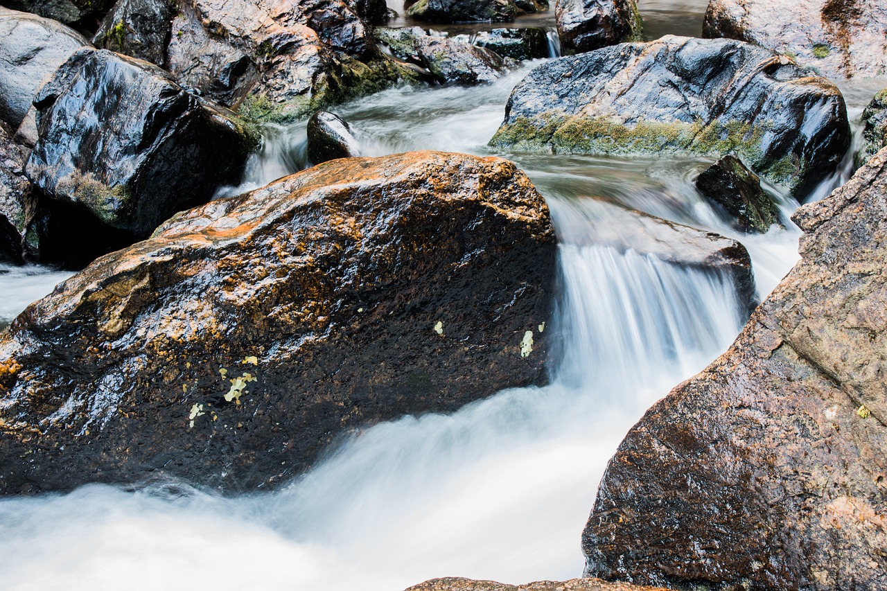 Image - water fall stream nature outdoor