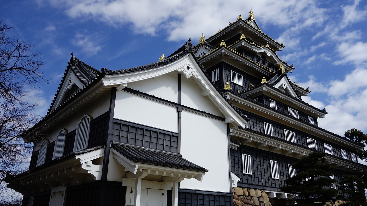 Image - japan sengoku castle old town