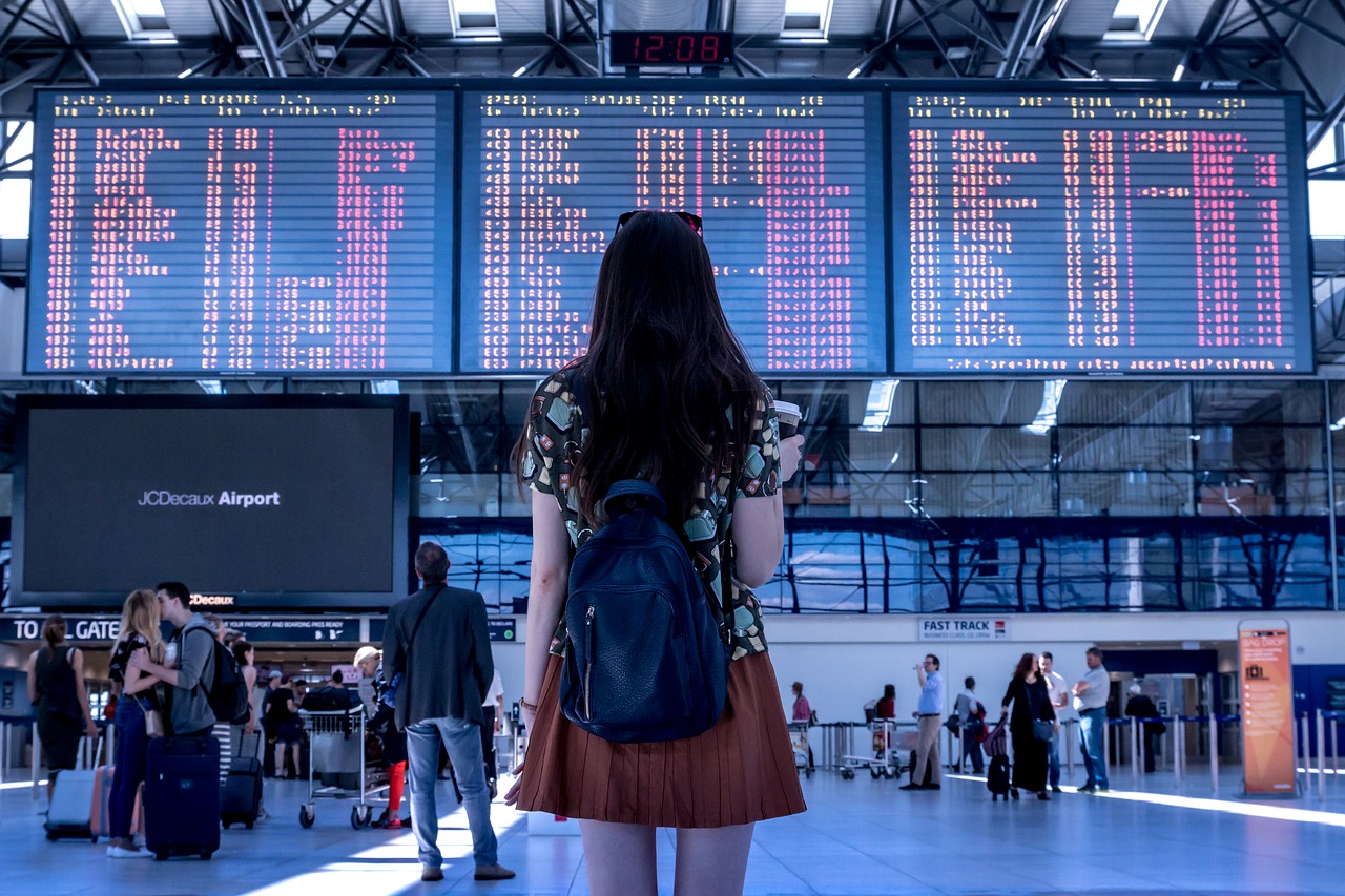 Image - airport transport woman girl