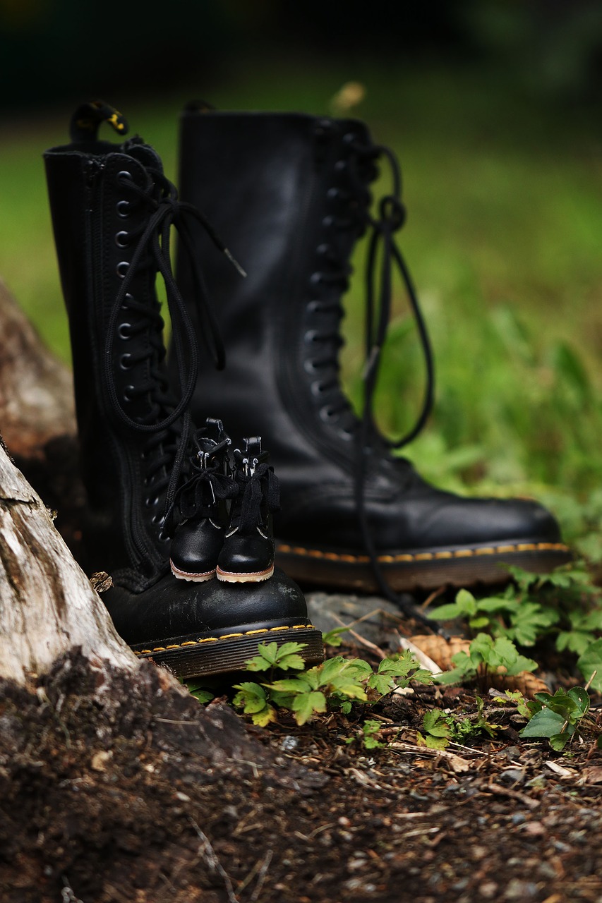 Image - boots tiny footwear forrest wood