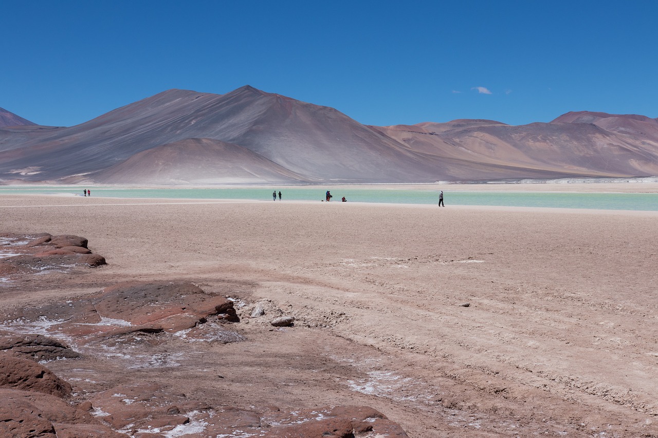 Image - chile laguna sand lake chilean