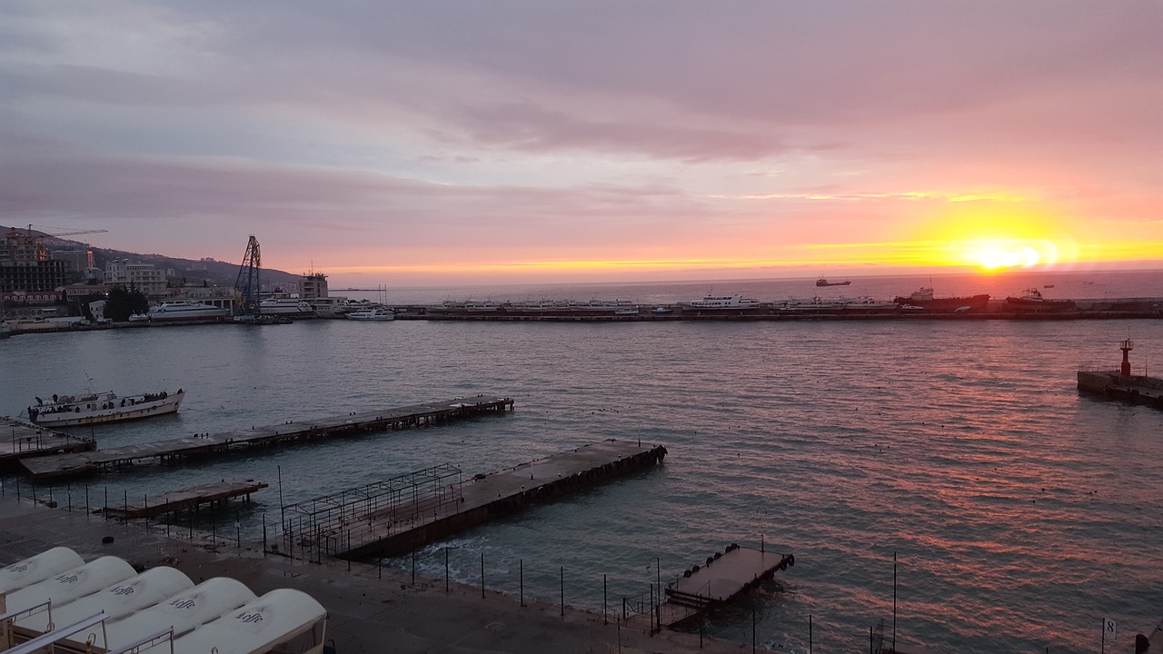 Image - sunrise sea pierce beach sky