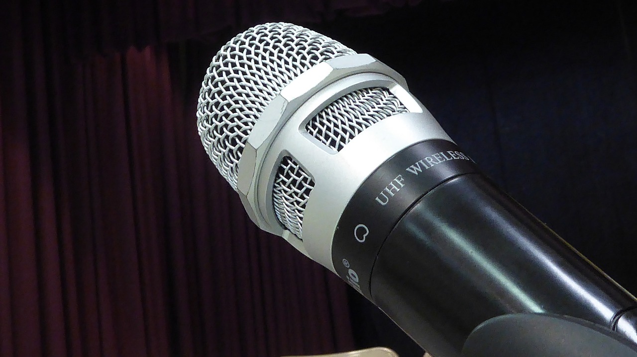 Image - microphone mic isolated black