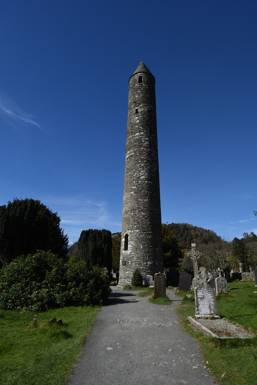 Image - ireland glendalough tower vikings