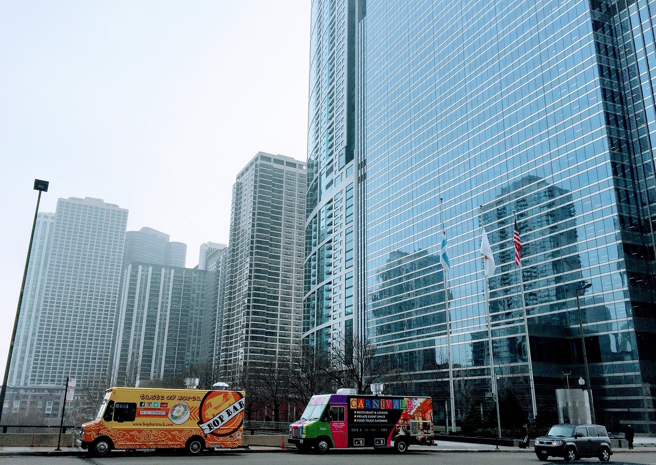 Image - food truck chicago skyscraper