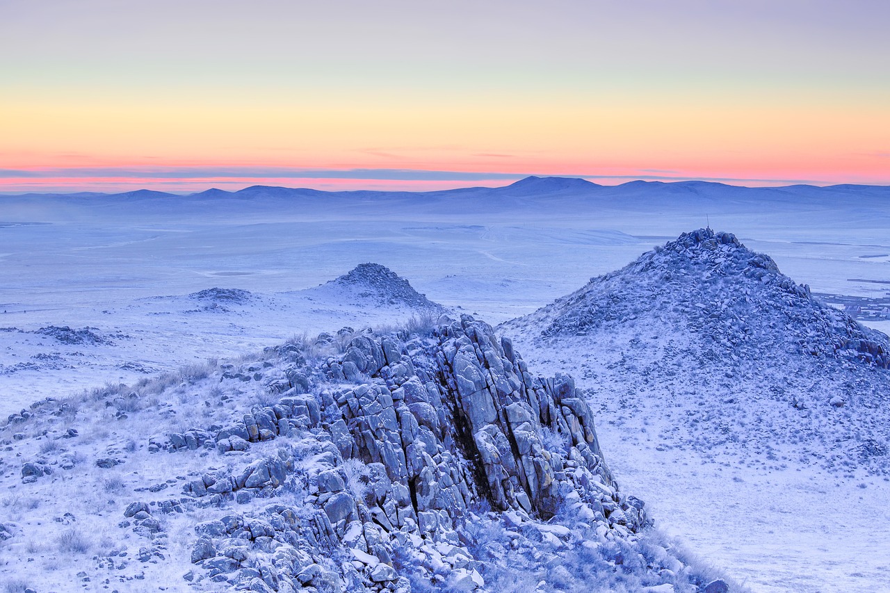 Image - freezing earth before sunrise