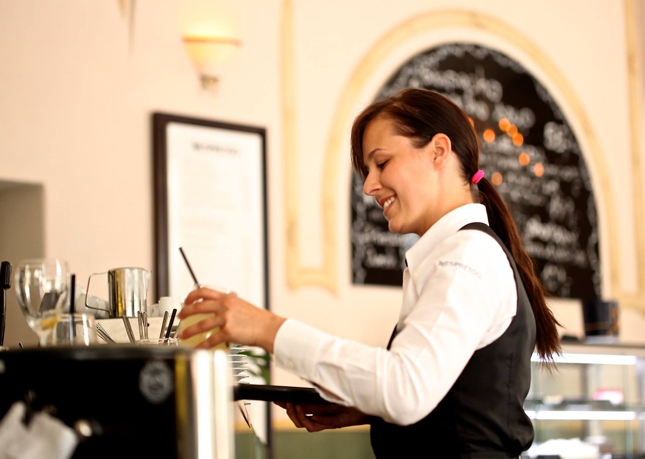 Image - waitress the waiter restaurant café