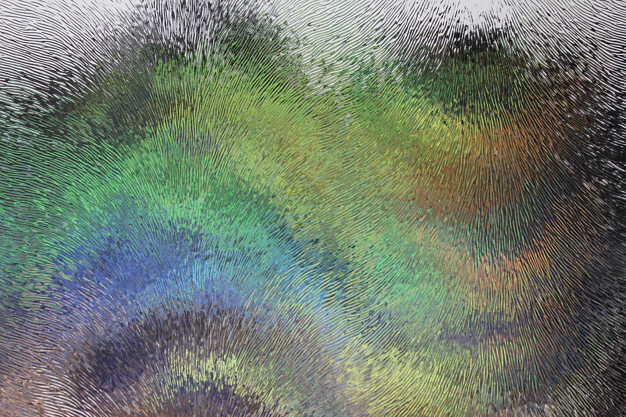 Image - frosted glass background psychedelic