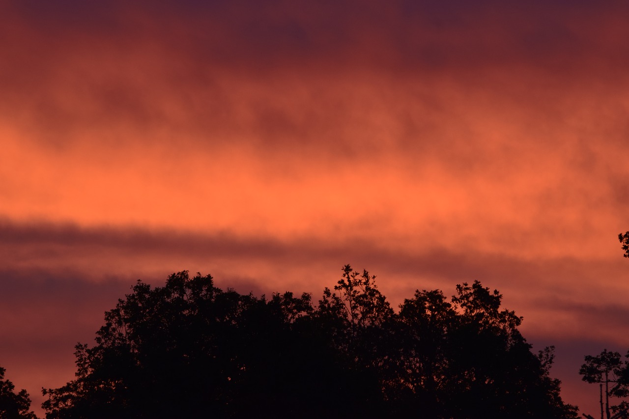 Image - solar orange sunset reflection