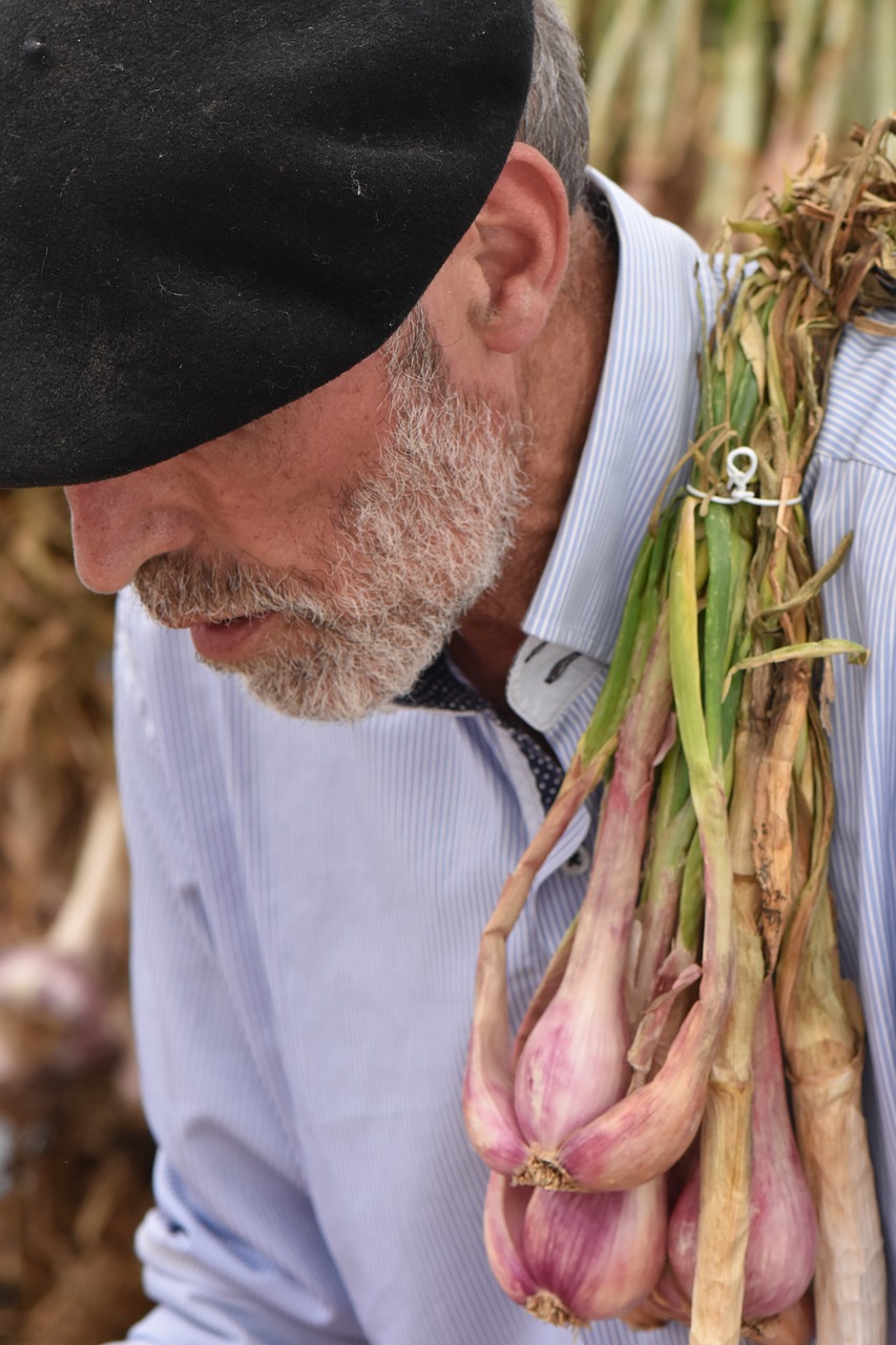 Image - man farmer seller people onion