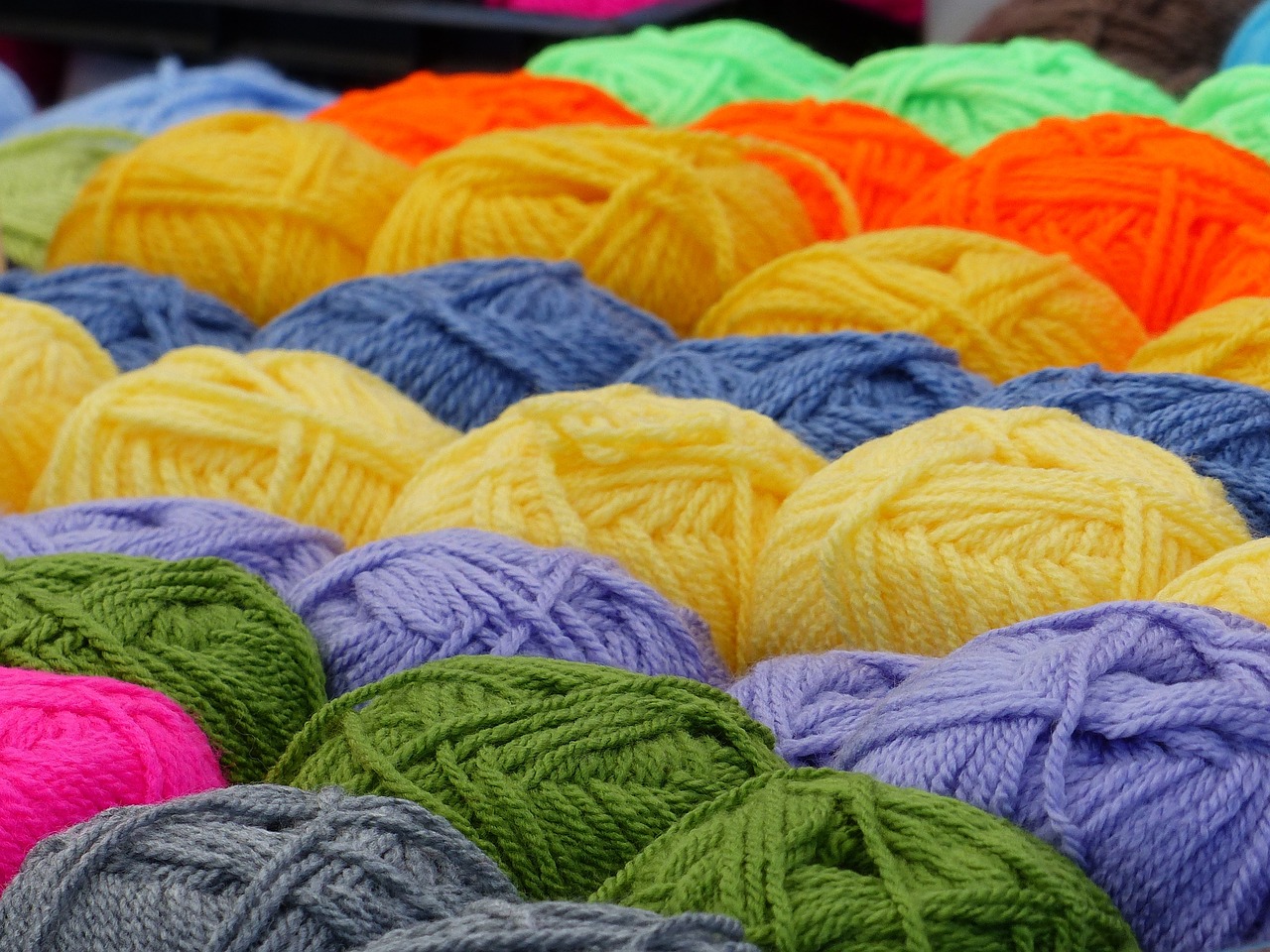 Image - a ball of yarn colors market spring