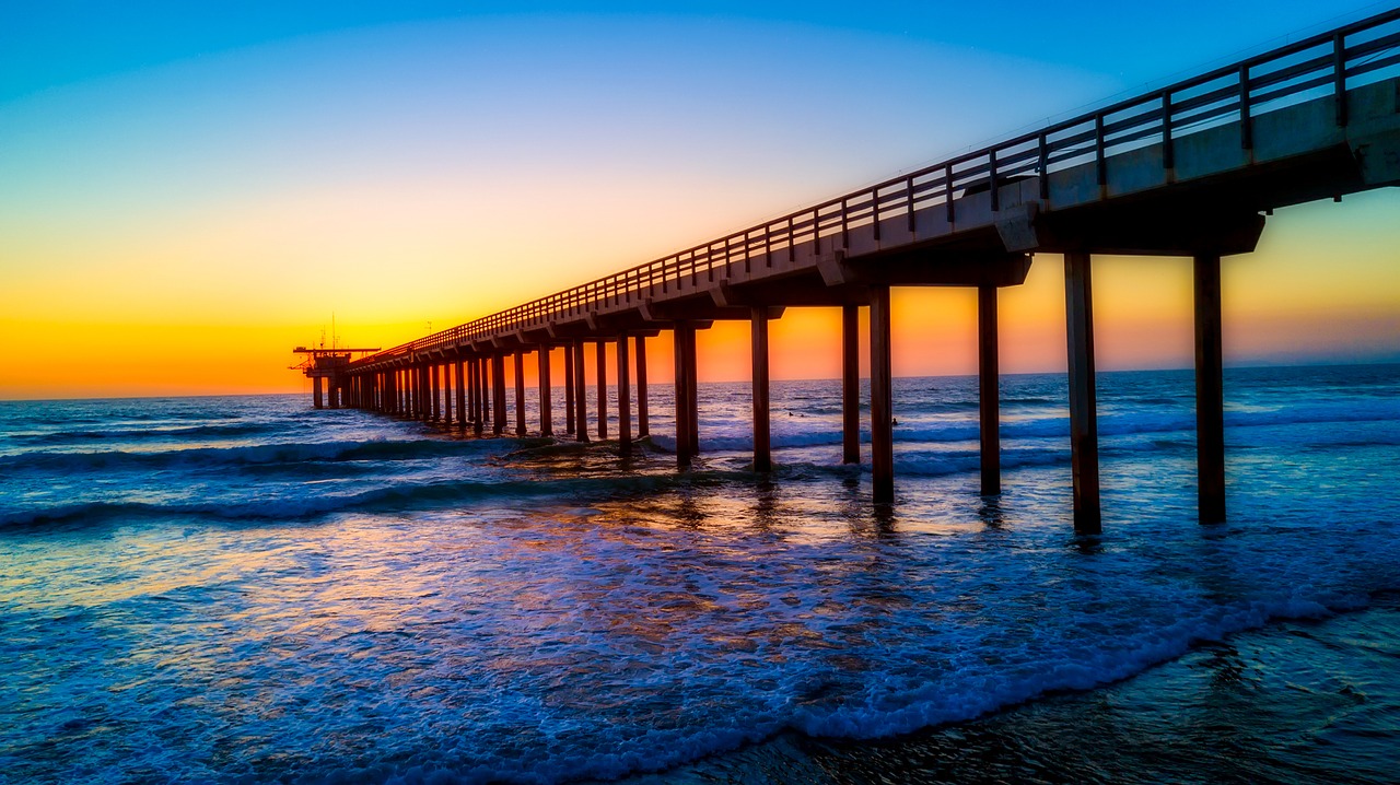 Image - california scripps pier landmark