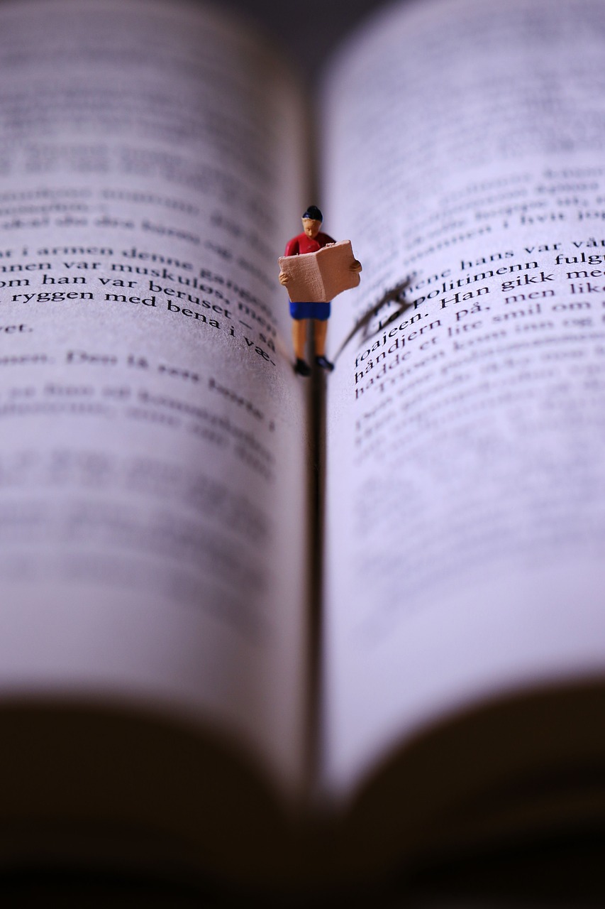 Image - book miniature reading