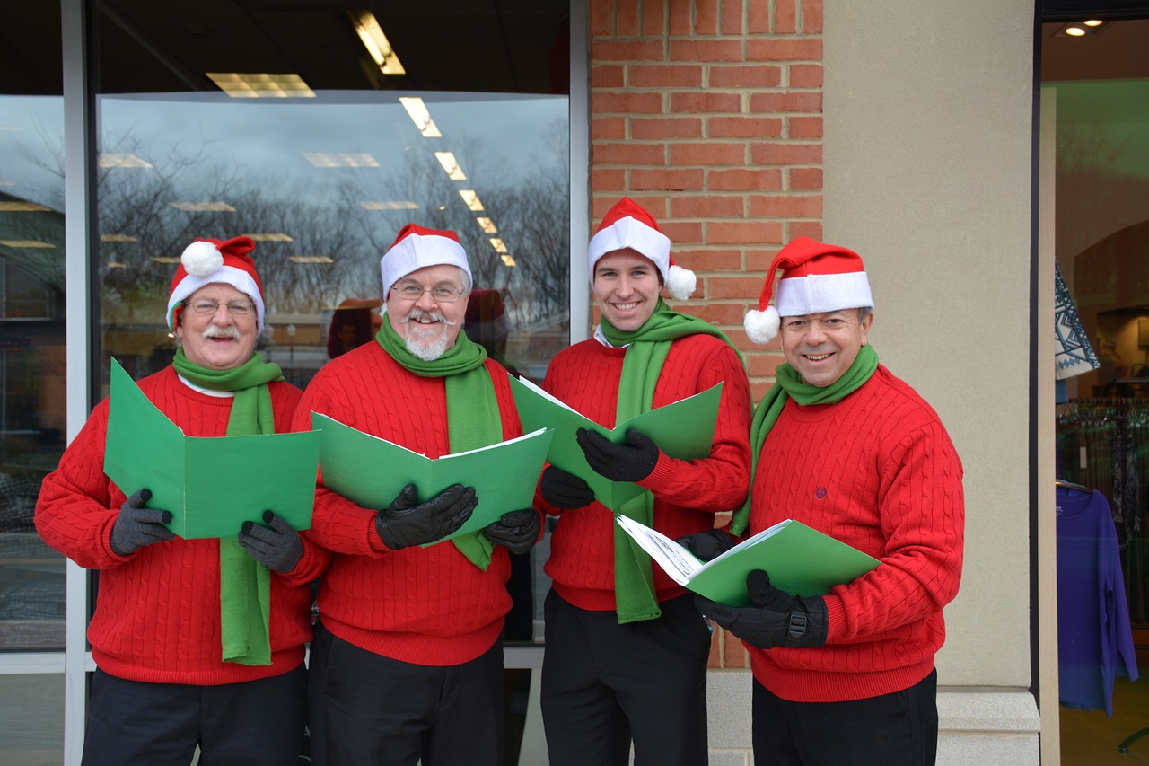 Image - christmas carolers gentlemen carolers