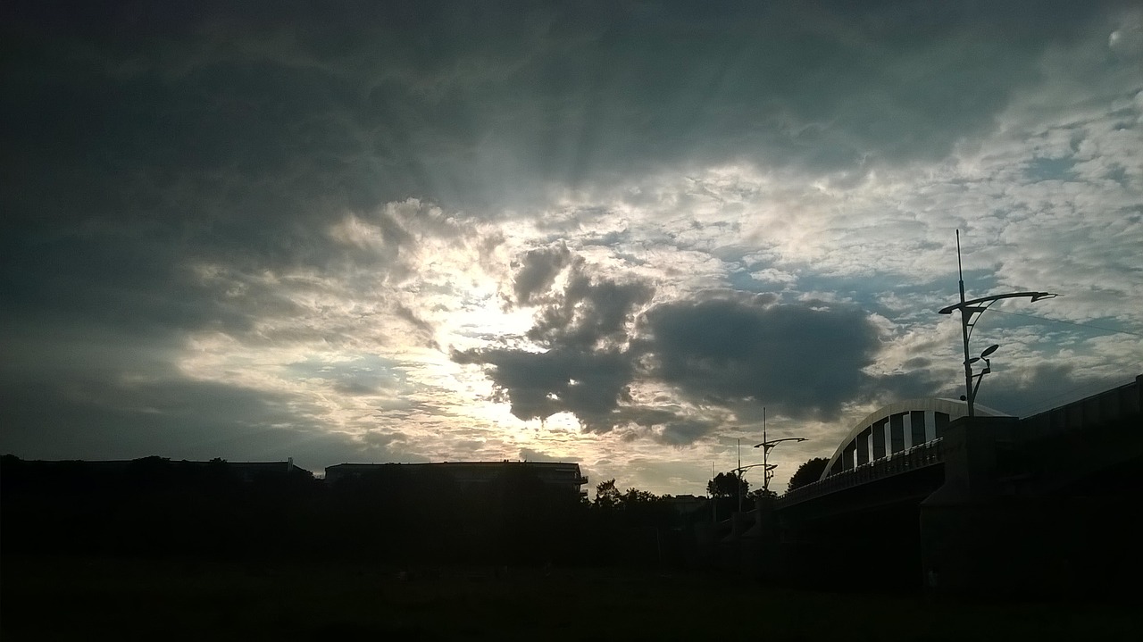 Image - warta bridge west sunset