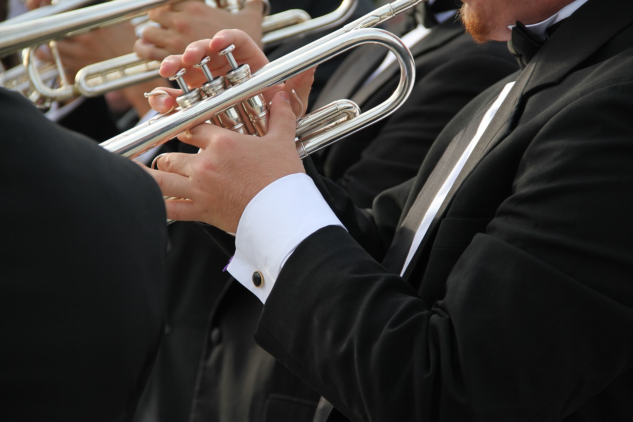 Image - trumpet tuxedo orchestra band