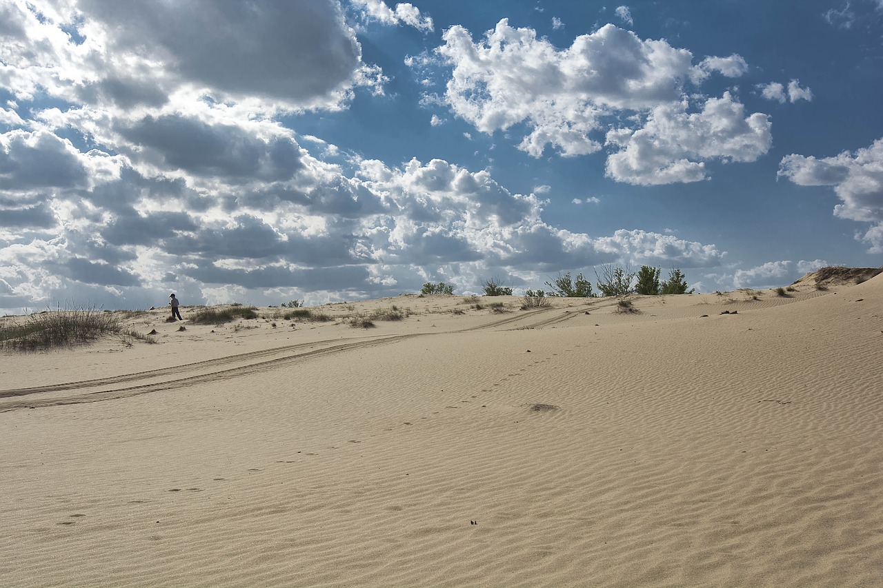 Image - desert sand sky summer yellow sand