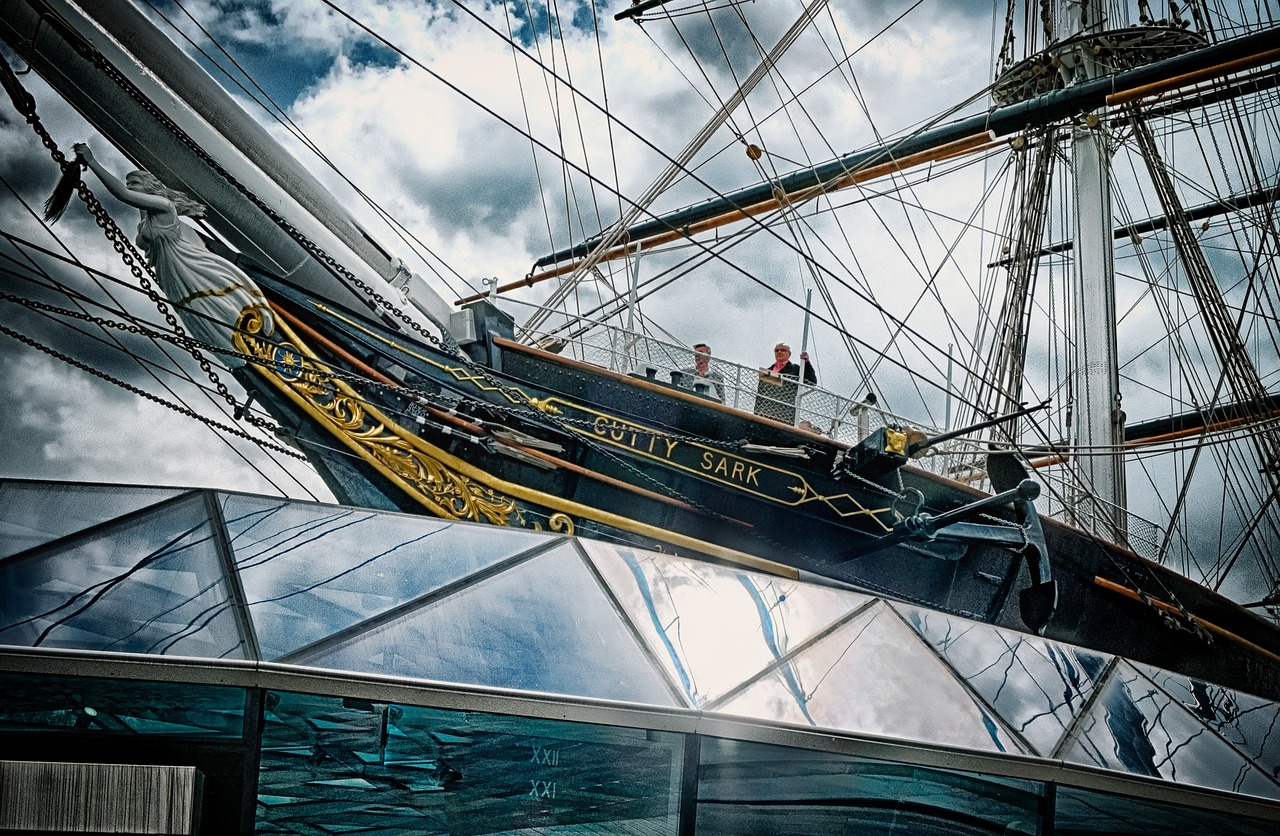 Image - cutty sark ship dock landmark