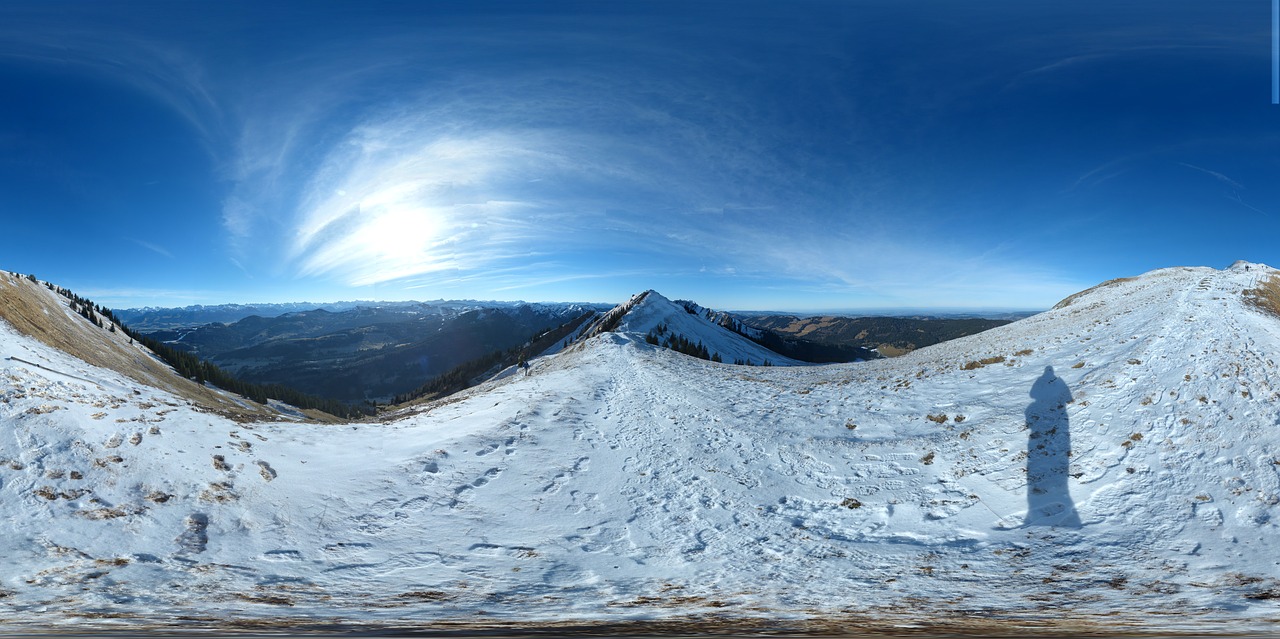 Image - winter panorama mountains snow