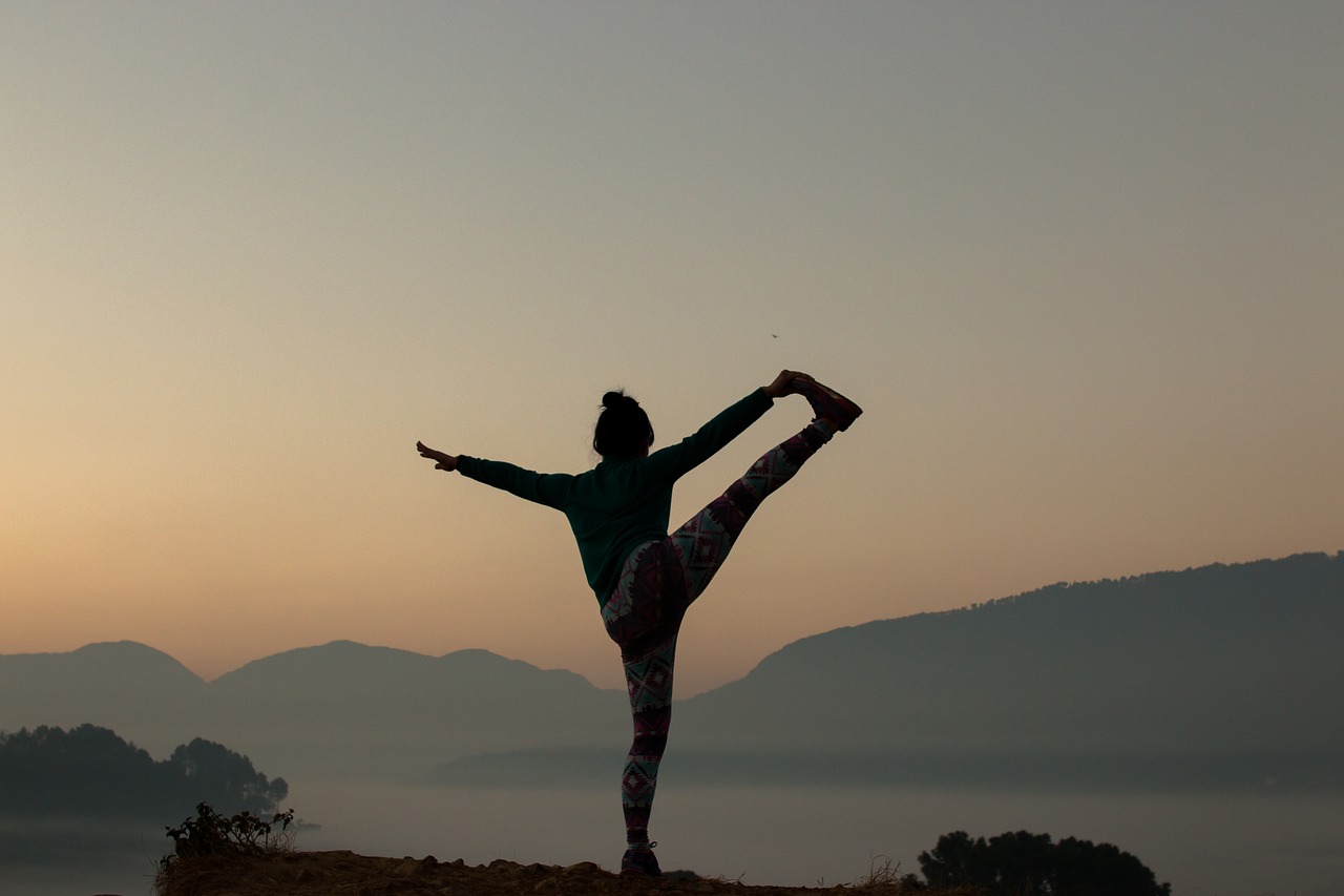 Image - yoga travel nature sunrise