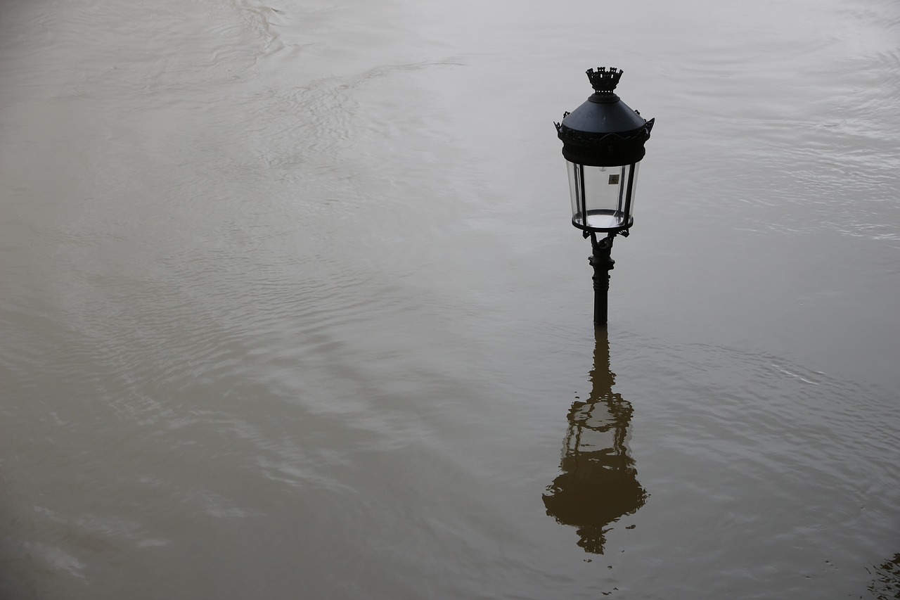 Image - floor lamp flood seine paris