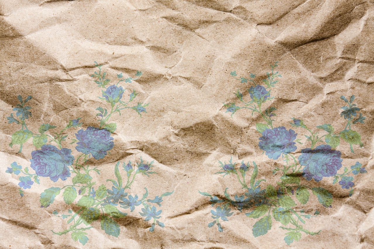 Image - paper background crumpled fold