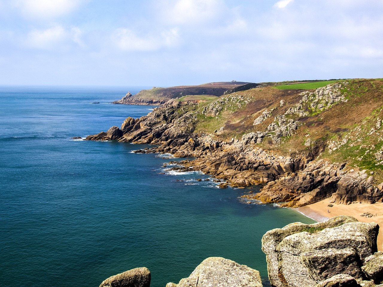Image - cornwall coast landscape sea