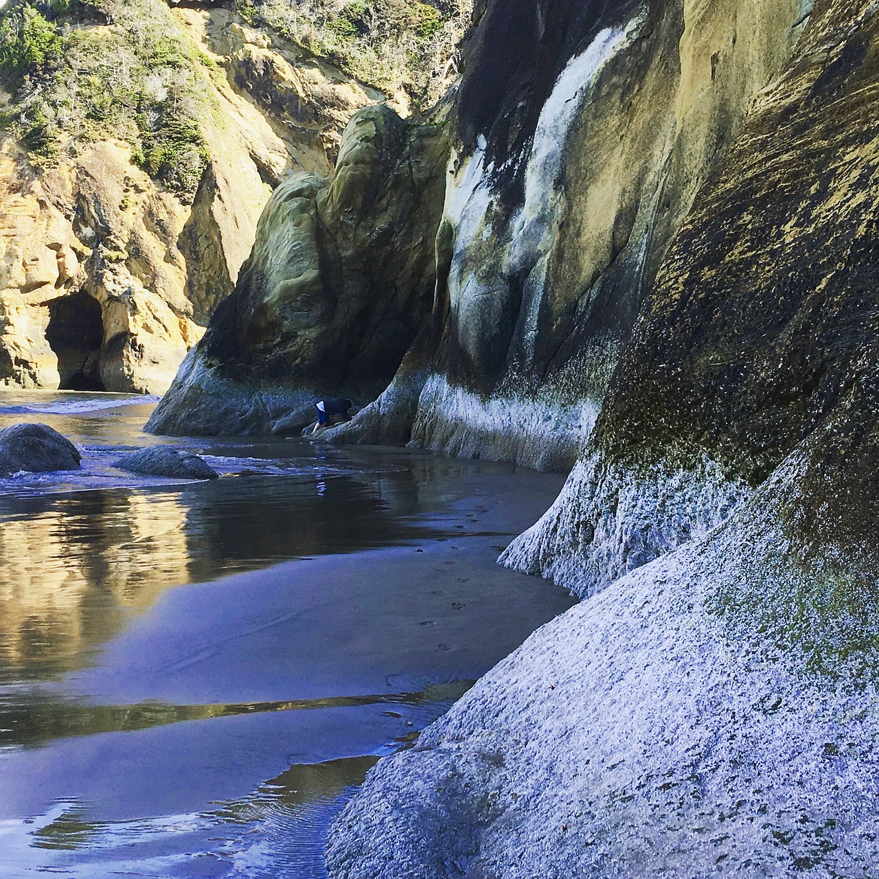 Image - waterfall oregon coast travel