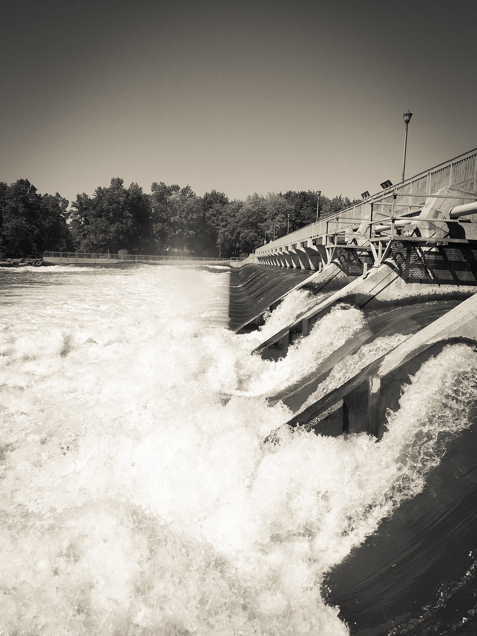 Image - dam water whirlpool river