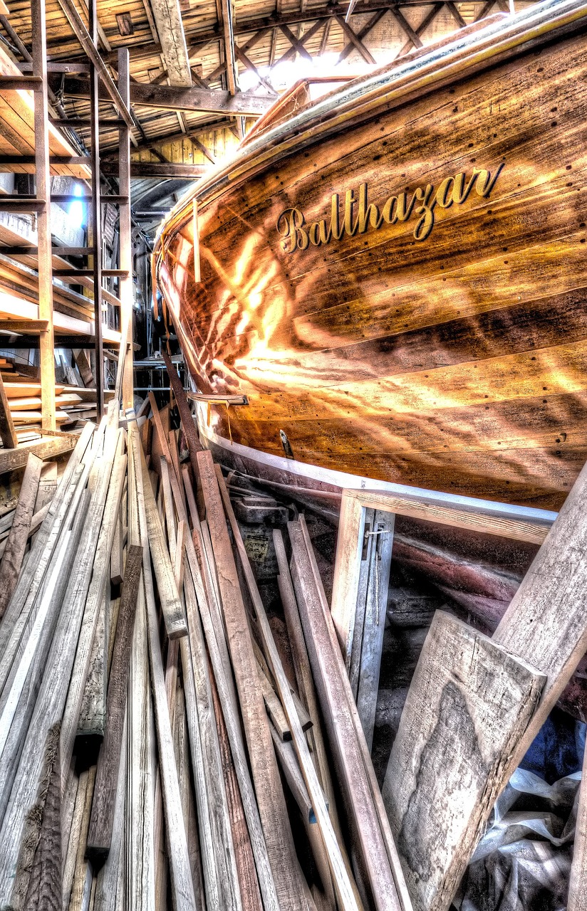 Image - boot repair ship yard sailing wood