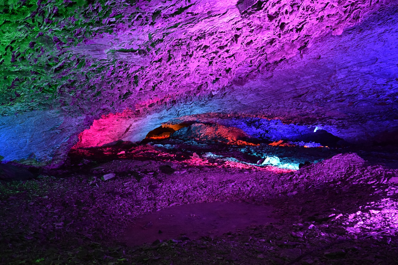 Image - cave color games rock mysterious