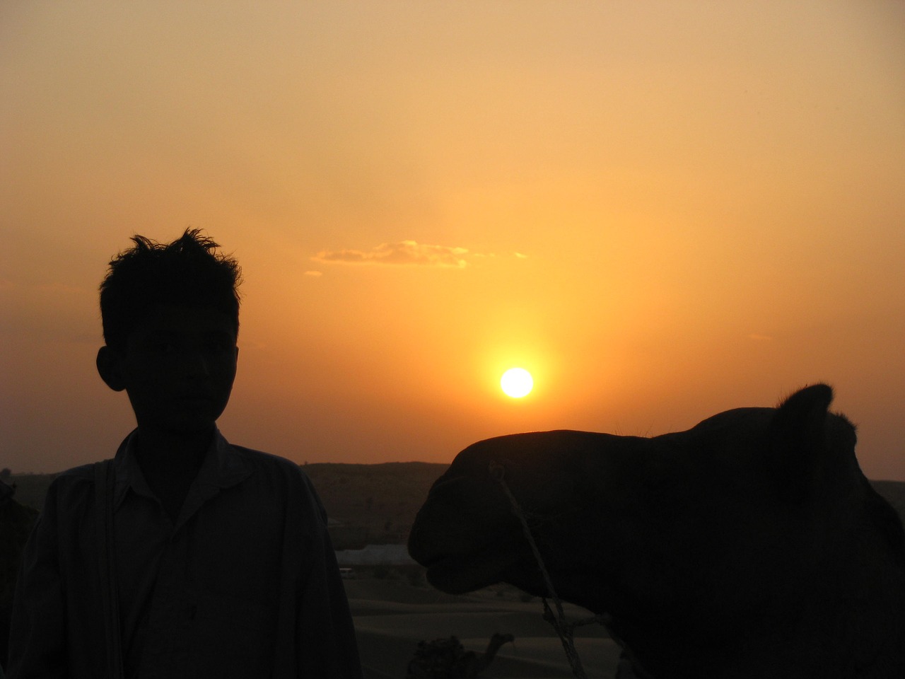 Image - sunset rajasthan india