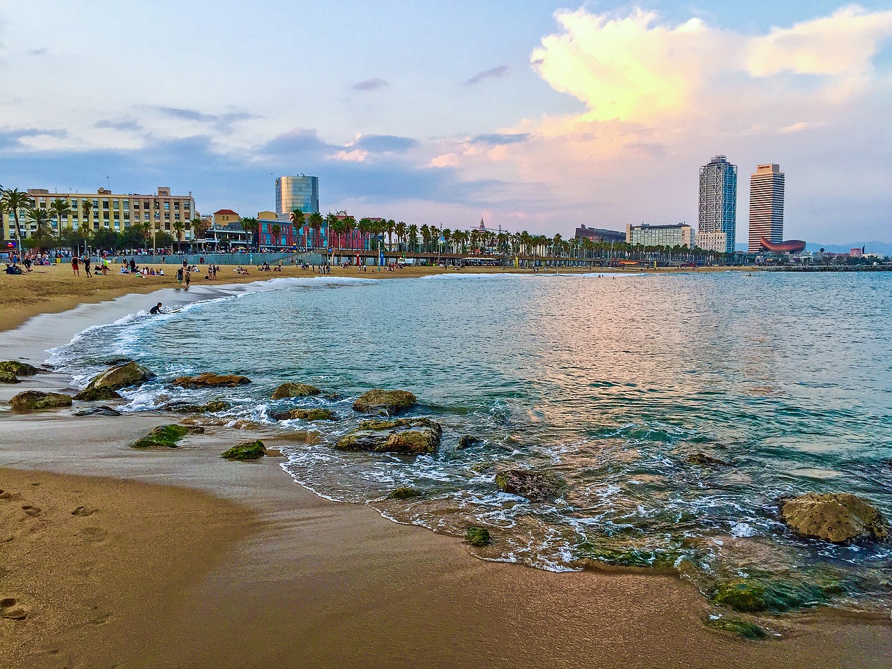 Image - barcelona spain port beach madrid