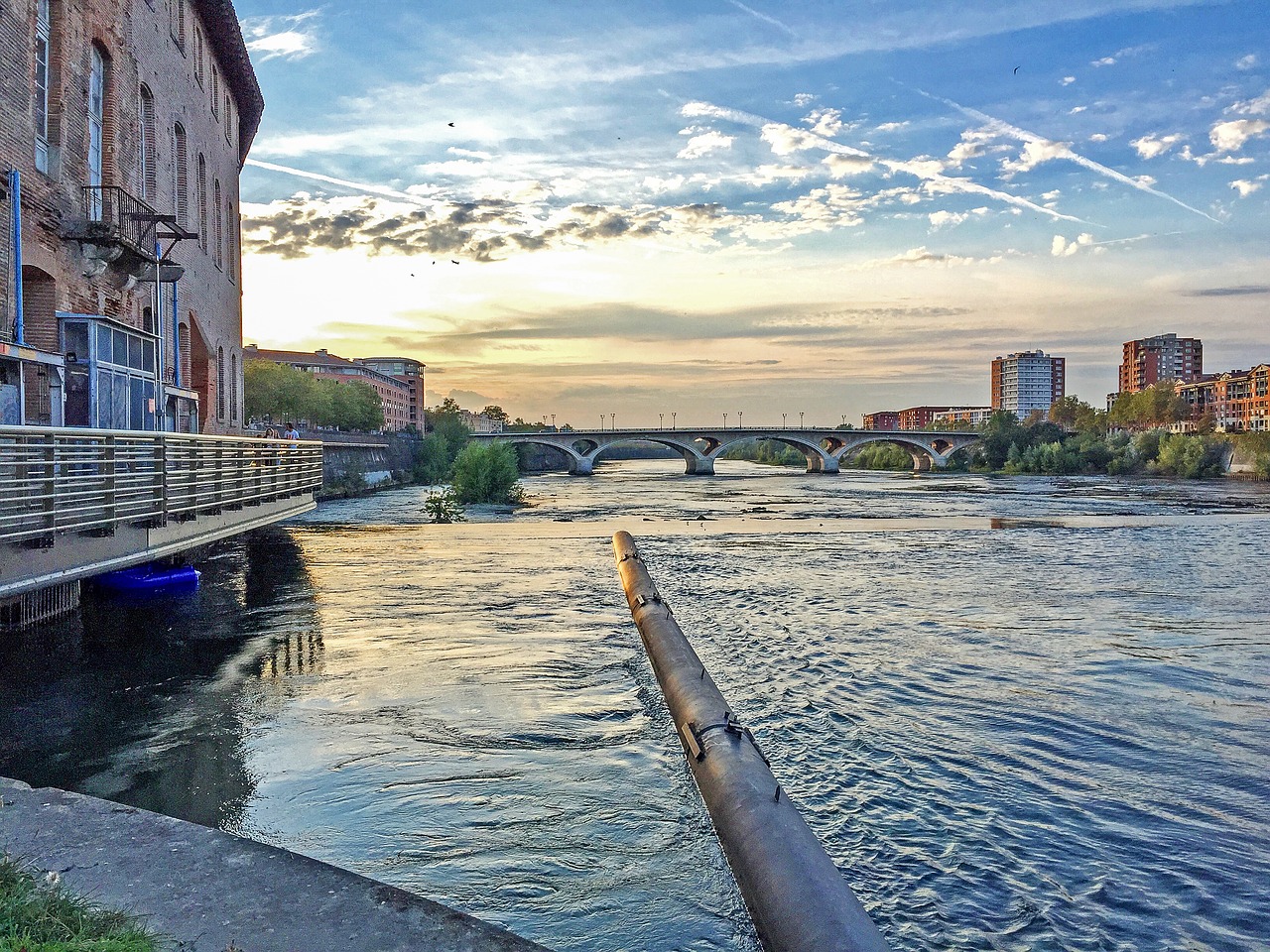 Image - france paris river pond lake wall