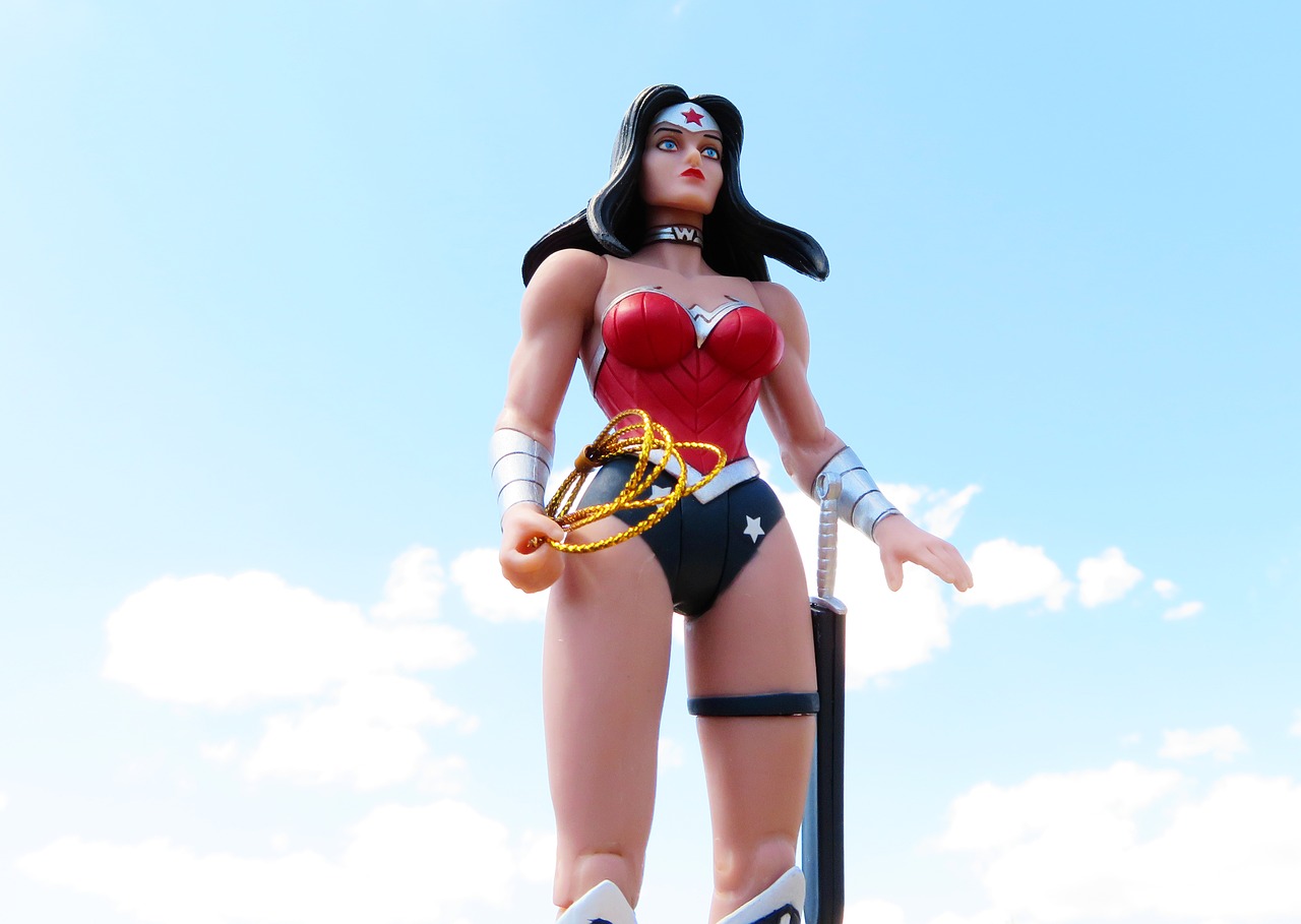 Image - wonder woman superhero sky power