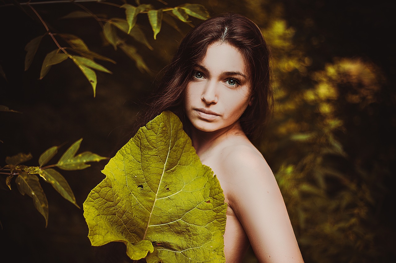 Image - girl lopushok naked in the forest