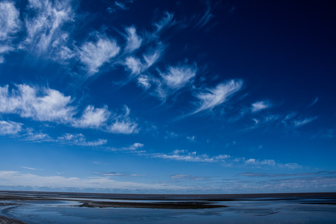 Image - clouds blue river argentina sunset