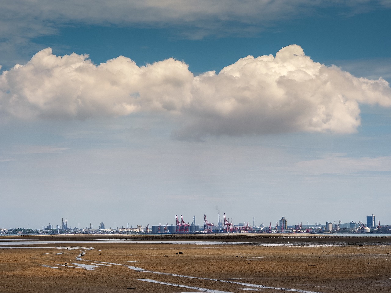 Image - hainan beach white cloud industrial