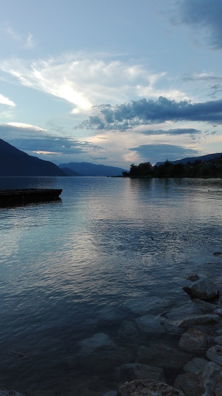 Image - lake les bains twilight peace