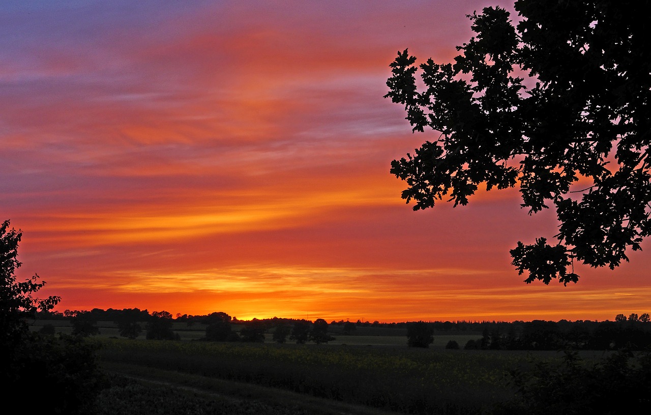 Image - sunset in mid june 22 pm